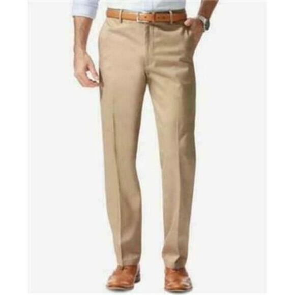 NEW MENS DOCKERS CLASSIC SIGNATURE FLAT PANTS 279980002 TIMBERWOLF 34 32 - Picture 1 of 1